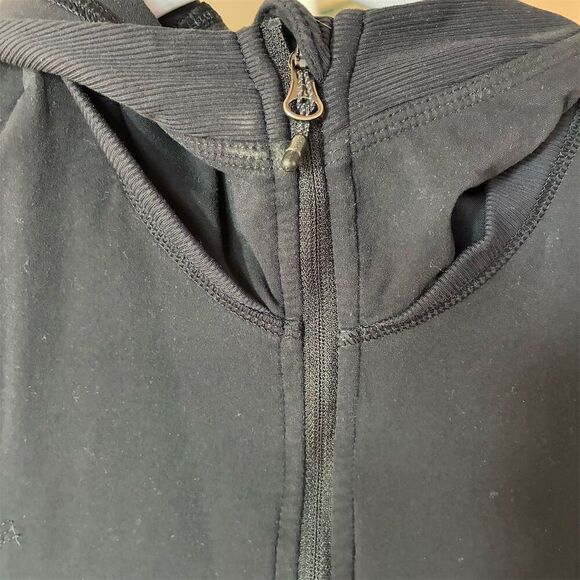 Lululemon Women's Black Half Zip Hooded Pullover Hoodie Size L - Picture 3 of 12